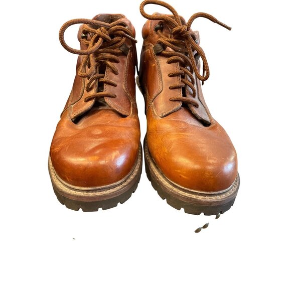 RJ Colt mens brown leather ankle moto boots sz 12M SKU 9869 main image 8